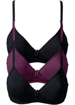 Lot De 3 Soutiens-gorge Sans Armatures En Coton -Venus Mode Winkel 12131320 uqOnmsgK