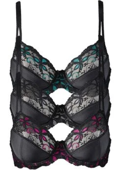 Lot De 3 Soutiens-gorge à Armatures Avec Polyamide Recyclé -Venus Mode Winkel 1379620 F7cNRLYx