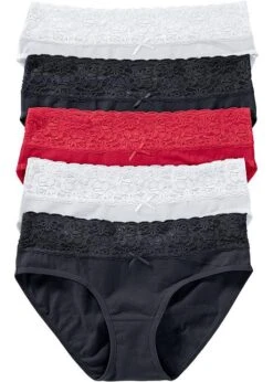 Lot De 5 Slips Avec Dentelle