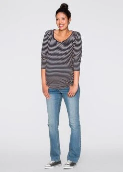 Lot De 2 T-shirts De Grossesse En Coton, Imprimé Et Manches 3/4 -Venus Mode Winkel 15124964 iZmNu5PX