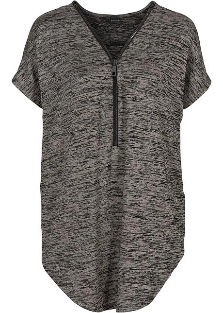 T-shirt Oversize à Fermeture Zippée 3 T-shirt Oversize à Fermeture Zippée