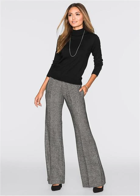 Pantalon à Jambes Larges, Taille Courte 6 Pantalon à Jambes Larges, Taille Courte - Afbeelding 4