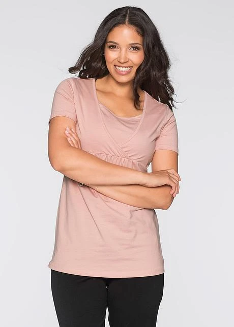 Lot De 2 T-shirts De Grossesse Et D'allaitement 4 Lot De 2 T-shirts De Grossesse Et D'allaitement - Afbeelding 2