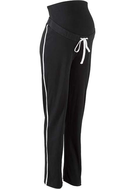 Pantalon De Grossesse Extensible Avec Du Coton, Straight 3 Pantalon De Grossesse Extensible Avec Du Coton, Straight