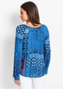 Blouse-tunique Froissée à Manches Longues -Venus Mode Winkel 16256308 o9U0O9Qr