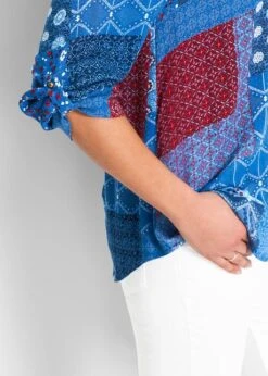 Blouse-tunique Froissée à Manches Longues -Venus Mode Winkel 16256310 dt3qvAdM