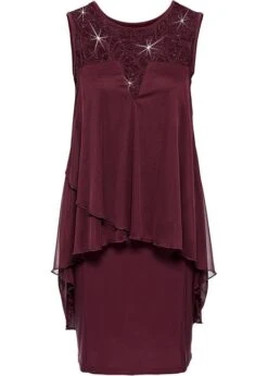 Robe En Jersey Et Crêpe -Venus Mode Winkel 16269649 vUYWlpEd