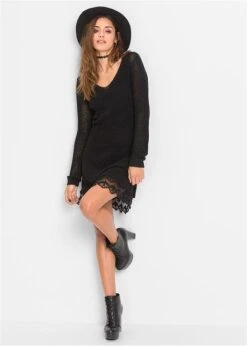 Rainbow Robe En Maille Avec Volants En Dentelle 11 Rainbow Robe En Maille Avec Volants En Dentelle -Venus Mode Winkel 16275149 JHxsLBkK