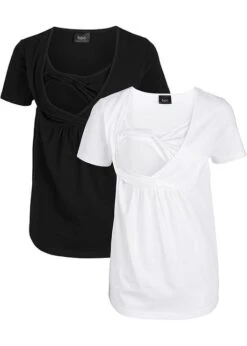 Lot De 2 T-shirts De Grossesse Et D'allaitement 18 Lot De 2 T-shirts De Grossesse Et D'allaitement -Venus Mode Winkel 17038034 M4tEa8KA