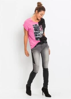 Rainbow Jean Skinny Bicolore Style Biker -Venus Mode Winkel 17125412 vOjoAOEn