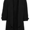 Blazer Long Avec Manches Drapées -Venus Mode Winkel 17137504 lW7J6PO4