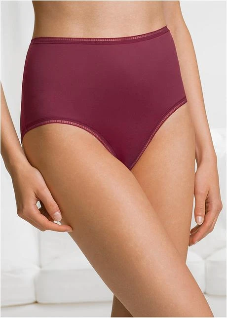 Lot De 3 Slips Taille Haute Microfibre 4 Lot De 3 Slips Taille Haute Microfibre - Afbeelding 2