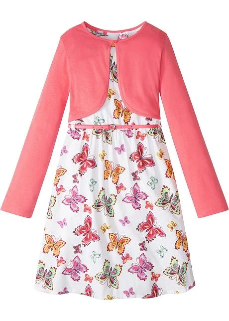 Robe Fille + Ceinture + Boléro Fille (Ens. 3 Pces.) 3 Robe Fille + Ceinture + Boléro Fille (Ens. 3 Pces.)