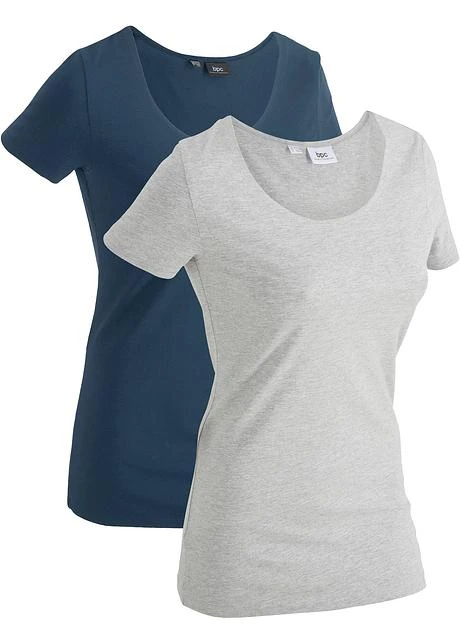 Lot De 2 T-shirts De Sport Longs En Coton 12 Lot De 2 T-shirts De Sport Longs En Coton - Afbeelding 10