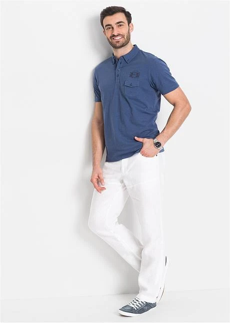 Pantalon Lin Regular Fit, Longueur Modulable 6 Pantalon Lin Regular Fit, Longueur Modulable - Afbeelding 4