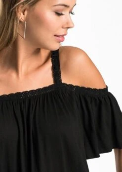 Rainbow T-shirt à épaules Dénudées Avec Galon En Dentelle -Venus Mode Winkel 18041479 Qx8k6IMR