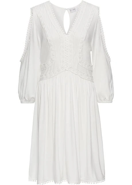 Robe Jersey à Découpes Et Détail Dentelle 3 Robe Jersey à Découpes Et Détail Dentelle