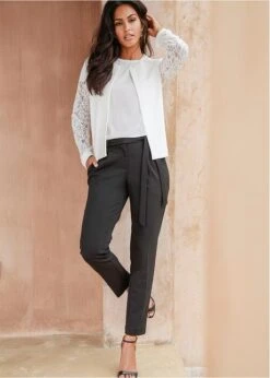 Blazer Avec Manches En Dentelle -Venus Mode Winkel 18055778 v9sLFZiL