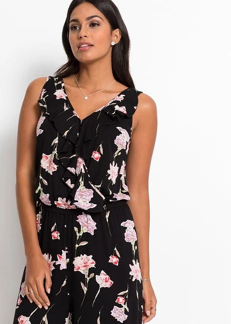 Combinaison à Fleurs En Jersey 7 Combinaison à Fleurs En Jersey - Afbeelding 5