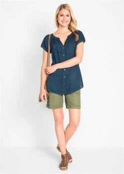 Chemisier Cold-dye à Manches Courtes 12 Chemisier Cold-dye à Manches Courtes -Venus Mode Winkel 18069385 F1LvQPTu