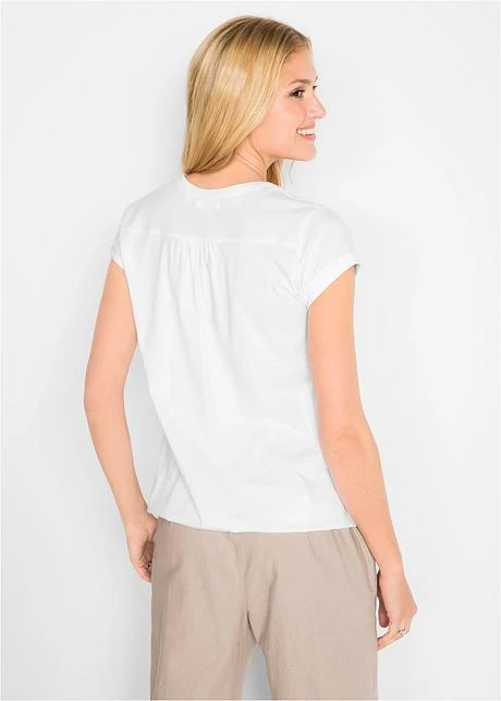 T-shirt Avec Patte De Boutonnage 5 T-shirt Avec Patte De Boutonnage - Afbeelding 3
