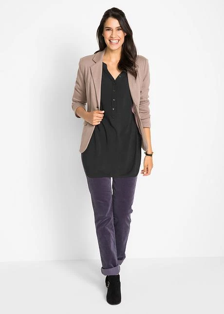 Blouse-tunique En Viscose, Col V Et Manches Longues 6 Blouse-tunique En Viscose, Col V Et Manches Longues - Afbeelding 4