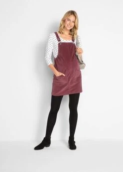 Robe-salopette De Grossesse En Velours Côtelé -Venus Mode Winkel 18242717 mOy5qaEO