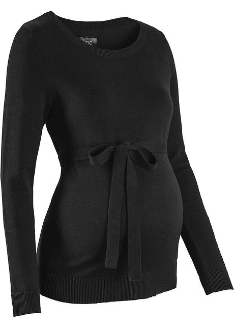 Pull De Grossesse 100% Coton Avec Lien à Nouer 9 Pull De Grossesse 100% Coton Avec Lien à Nouer - Afbeelding 7