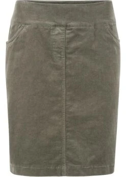 Jupe En Velours Côtelé Stretch à Ceinture Confort -Venus Mode Winkel 18269789 OB5nG6CH