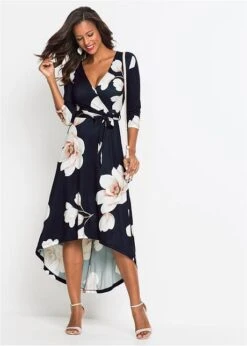 Robe Courte-longue Avec Ceinture à Nouer -Venus Mode Winkel 18278497 ydINv1yu