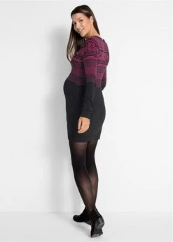 Robe De Grossesse En Maille à Motif Norvégien -Venus Mode Winkel 18281063 Murl0Eod