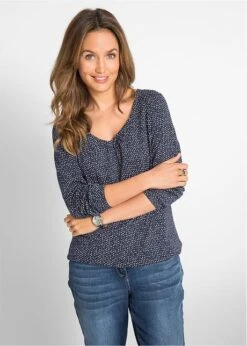 T-shirt Coton, Manches Longues -Venus Mode Winkel 18302313 4bn3H929