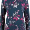 T-shirt Manches Longues à Imprimé Floral -Venus Mode Winkel 18313257 oZ3luV0u