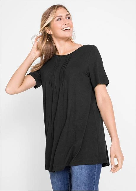 T-shirt Coupe Trapèze, Manches Courtes 4 T-shirt Coupe Trapèze, Manches Courtes - Afbeelding 2