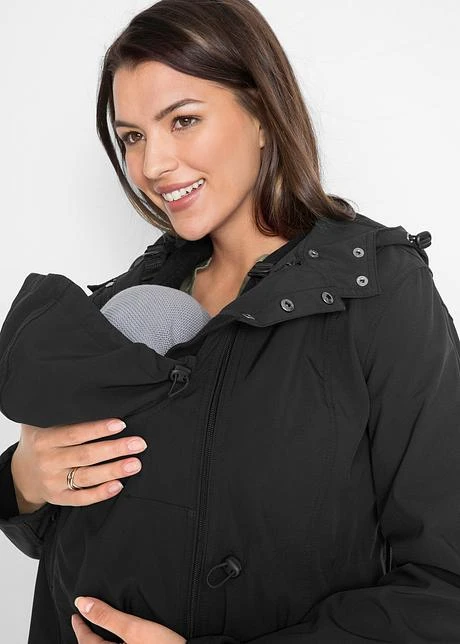 Veste Softshell De Grossesse Et De Portage, Taille Ajustable 7 Veste Softshell De Grossesse Et De Portage, Taille Ajustable - Afbeelding 5