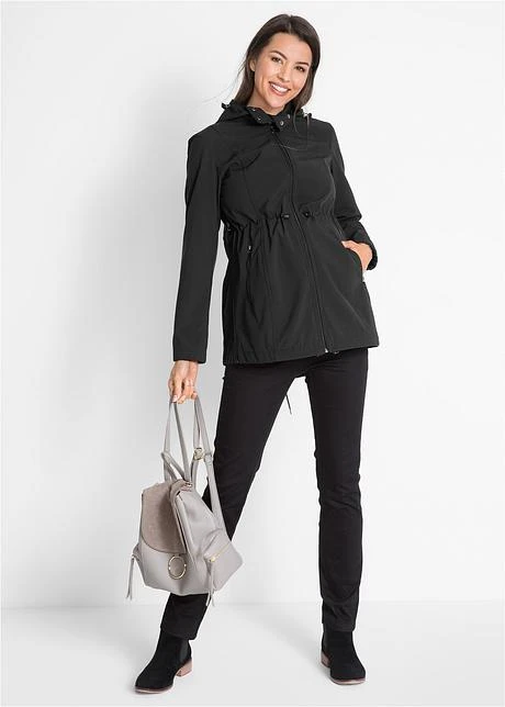 Veste Softshell De Grossesse Et De Portage, Taille Ajustable 6 Veste Softshell De Grossesse Et De Portage, Taille Ajustable - Afbeelding 4