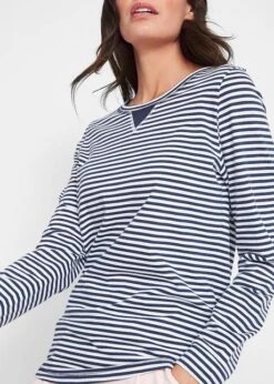 T-shirt Coton Rayé, Manches Longues 13 T-shirt Coton Rayé, Manches Longues -Venus Mode Winkel 18371062 0pfxAcct