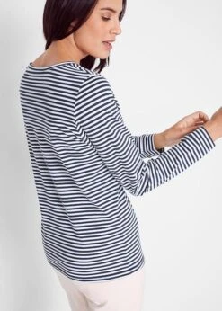 T-shirt Coton Rayé, Manches Longues 11 T-shirt Coton Rayé, Manches Longues -Venus Mode Winkel 18371064 aQF1aUa6