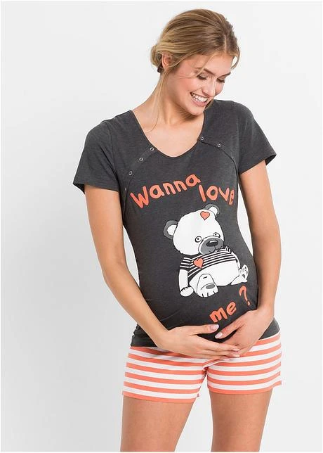 Pyjashort D'allaitement 4 Pyjashort D'allaitement - Afbeelding 2