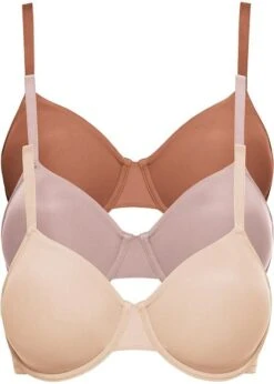 Lot De 3 Soutiens-gorge Moulés à Armatures Non Rembourrés