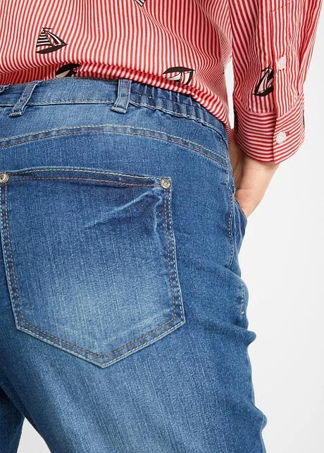 Bermuda En Jean Stretch à Taille Confortable 8 Bermuda En Jean Stretch à Taille Confortable - Afbeelding 6