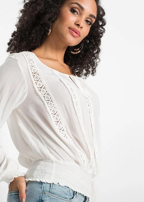 Blouse Avec Dentelle Au Crochet 8 Blouse Avec Dentelle Au Crochet - Afbeelding 6
