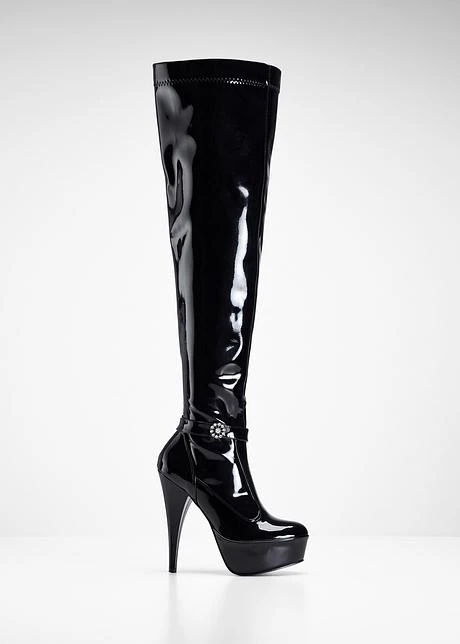 Cuissardes Vernies à Plateau 3 Cuissardes Vernies à Plateau