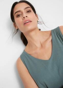 Top Long Double épaisseur à Col V Et Base à Pans 15 Top Long Double épaisseur à Col V Et Base à Pans -Venus Mode Winkel 19033807 6RYTChAj