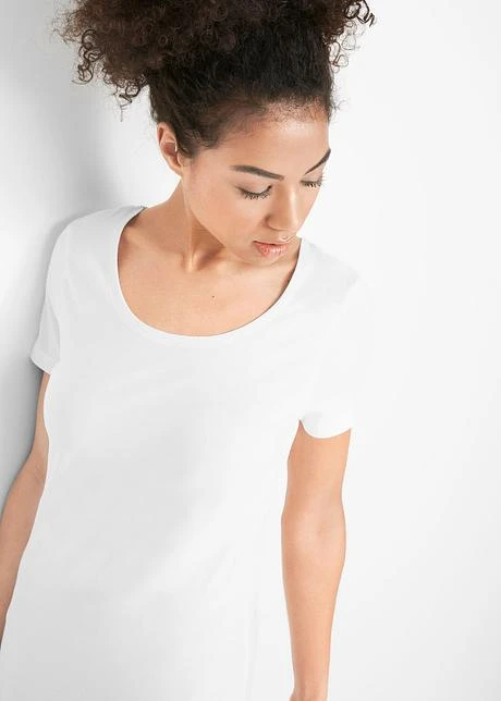 Lot De 2 T-shirts De Sport Longs En Coton 7 Lot De 2 T-shirts De Sport Longs En Coton - Afbeelding 5