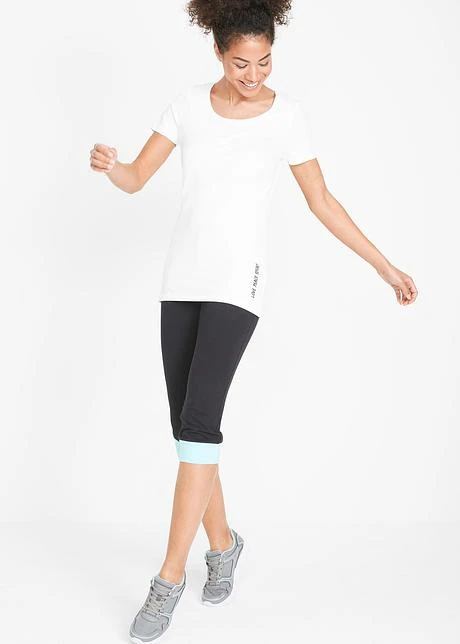 Lot De 2 T-shirts De Sport Longs En Coton 6 Lot De 2 T-shirts De Sport Longs En Coton - Afbeelding 4