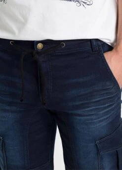 Bermuda En Molleton Aspect Jean, Regular Fit -Venus Mode Winkel 19065842 1FnXD02J