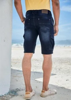 Bermuda En Molleton Aspect Jean, Regular Fit -Venus Mode Winkel 19077546 1Ulka5uE