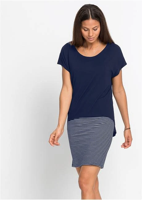 Rainbow Robe En Jersey Avec Jupe Rayée 4 Rainbow Robe En Jersey Avec Jupe Rayée - Afbeelding 2