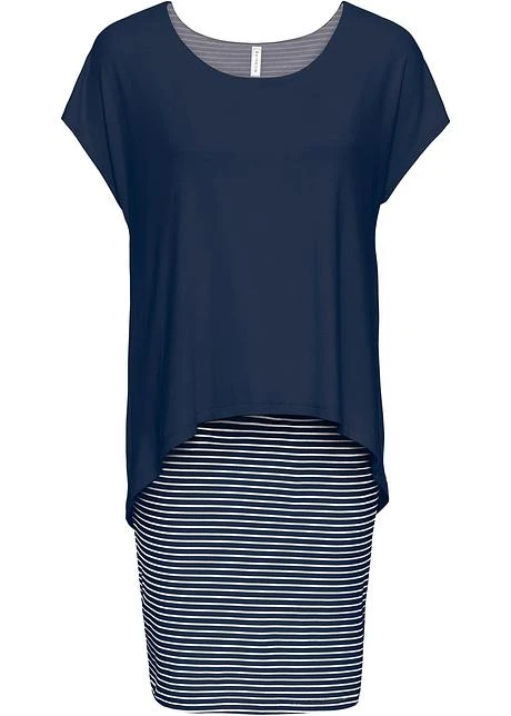 Rainbow Robe En Jersey Avec Jupe Rayée 3 Rainbow Robe En Jersey Avec Jupe Rayée